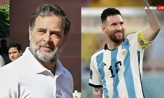 Rahul Gandhi to Meet Lionel Messi During Hyderabad Visit