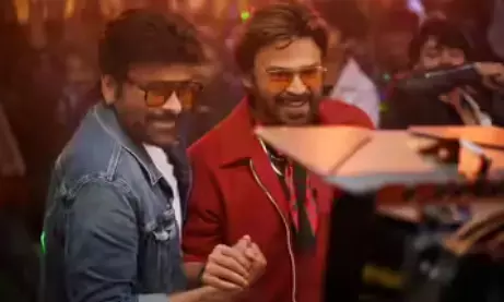 Venkatesh has arrived at sixty-five: Chiranjeevi shared a behind-the-scenes shot while Anil Ravipudi did a birthday release!