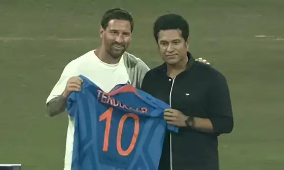 A 10/10 Evening: Mumbai Showers Love on Lionel Messi and Sachin Tendulkar