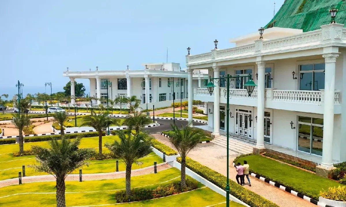 AP CM Naidu sore over unusual delay in deciding fate of Rushikonda Palace