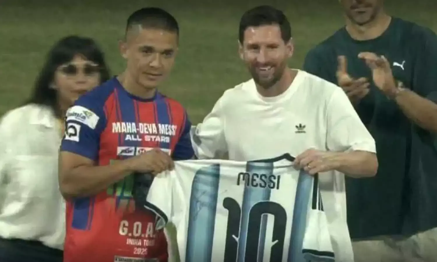 Lionel Messi Hugged Sunil Chhetri and Gave His Jersey — India Fans Go Crazy!