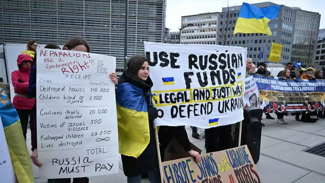 EU indefinitely freezes Russian assets so Hungary, Slovakia cant veto use for Ukraine EU indefinitely freezes Russian assets so Hungary, Slovakia cant veto use for Ukraine