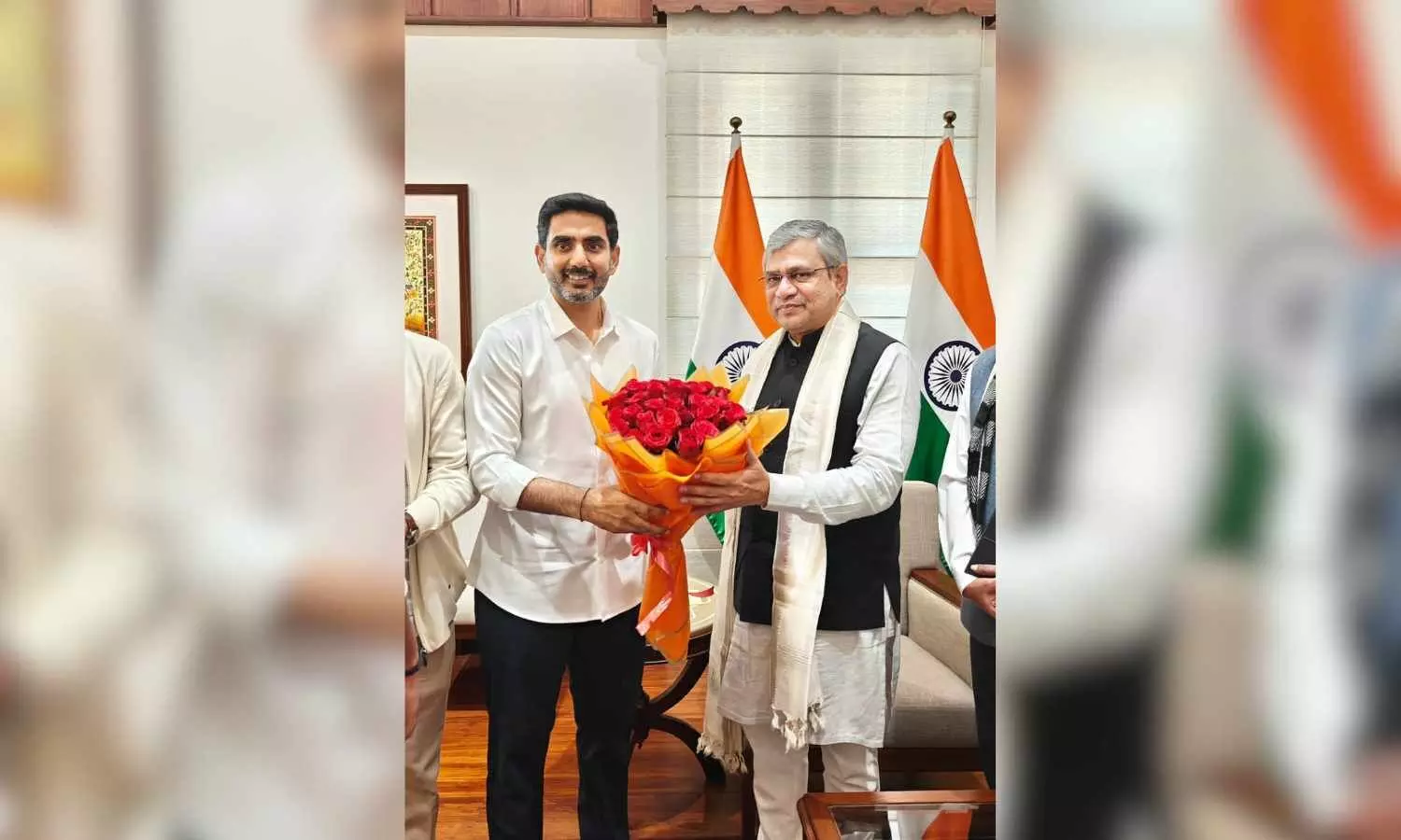 After US visit, IT Minister Lokesh briefs Union Minister Ashwini Vaishnaw of APs tech initiatives Seeks Centre’s backing for AI skill census, startup & innovation hubs, AVGC-XR centres After US visit, IT Minister Lokesh briefs Union Minister Ashwini Vaishnaw of APs tech initiatives Seeks Centre’s backing for AI skill census, startup & innovation hubs, AVGC-XR centres