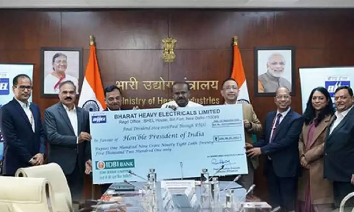 BHEL pays dividend of over Rs 109 cr