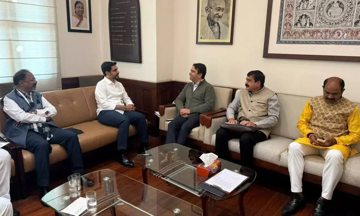 Seeks centre’s nod for national skill training institute in Visakha