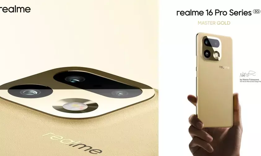 realme 16 Pro Series Teased With Slim Frame and Premium Master Gold, Master Grey Finishes