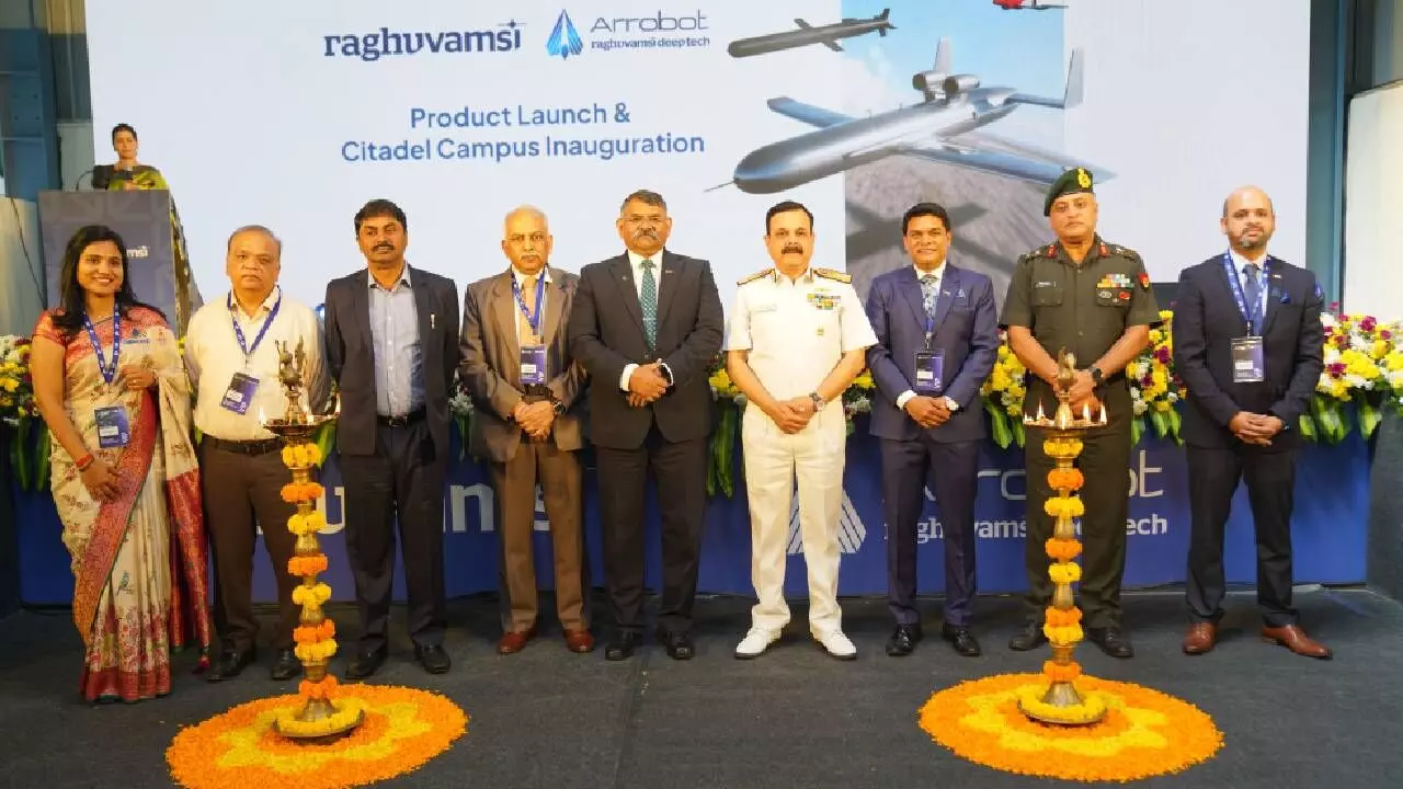 Raghu Vamsi launches Arrobot, deep-tech defence product