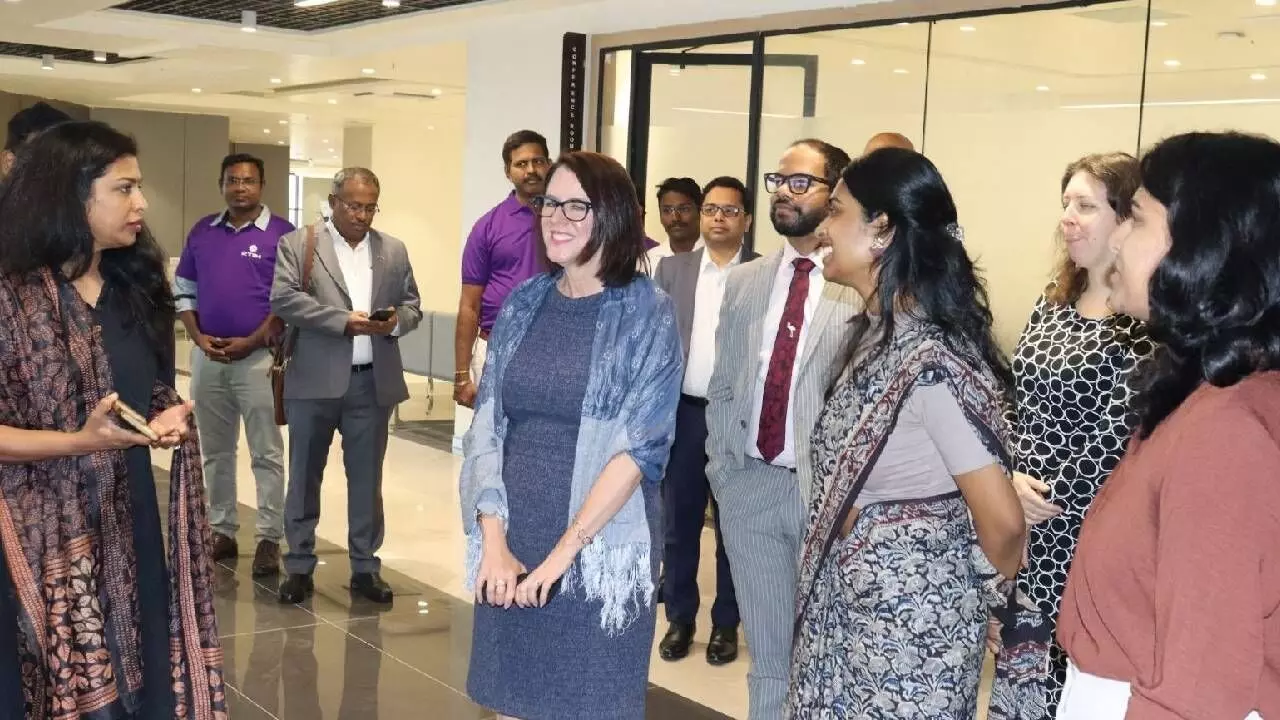 US Consul General visits RTIB in Amaravati US Consul General visits RTIB in Amaravati