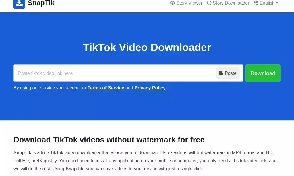SnapTik: Quick Way to Download TikTok Videos Without Watermarks on Mobile & PC