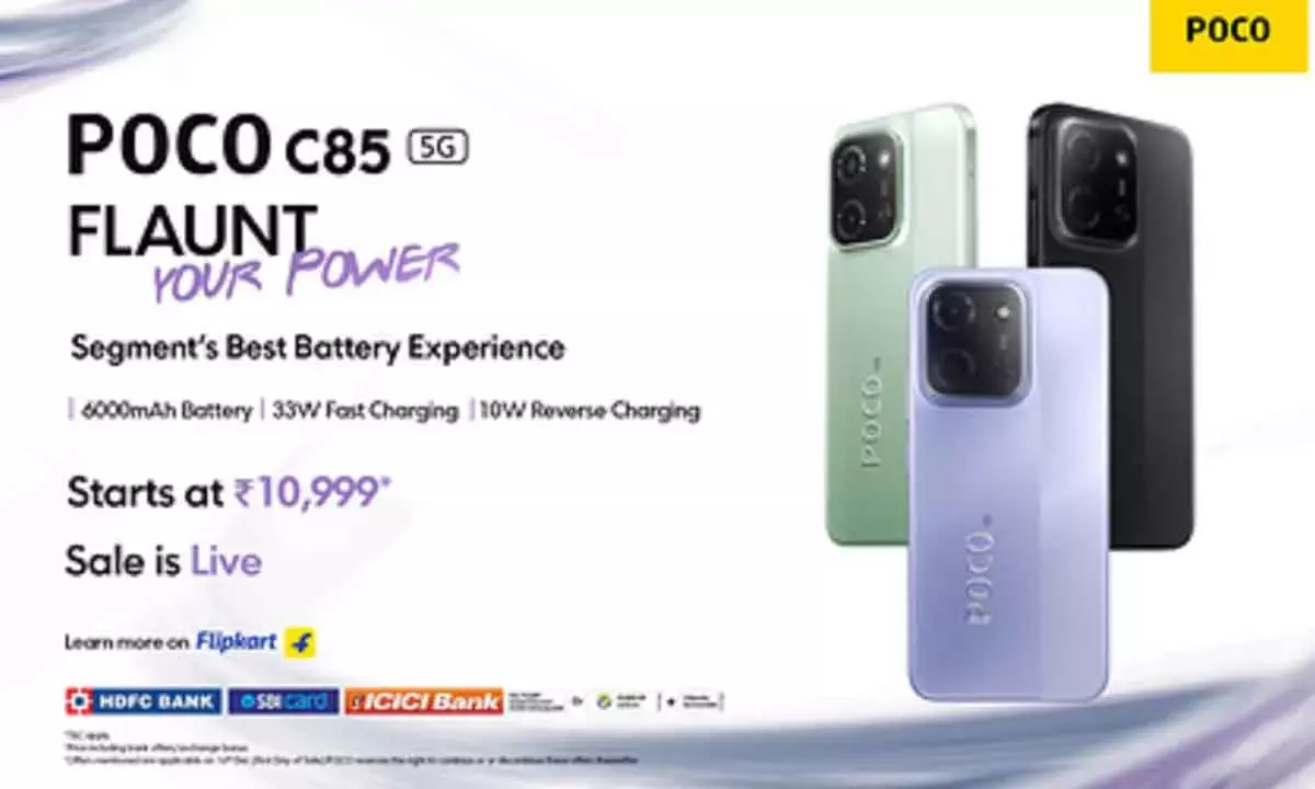 POCO C85 5G 1st sale goes live