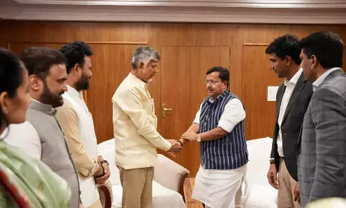 NDA bonhomie strengthens as AP CM Naidu meets BJP’s new working president Nitin Nabin