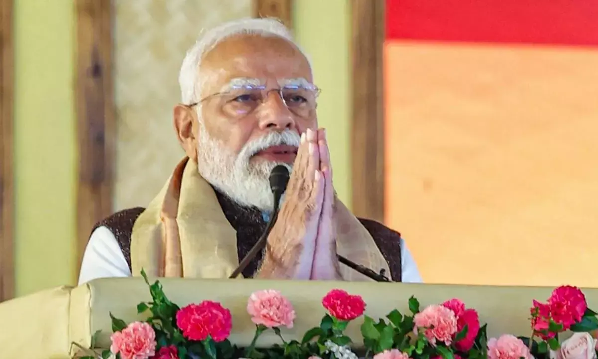 PM unveils`10,601-cr fertiliser plant in Assam