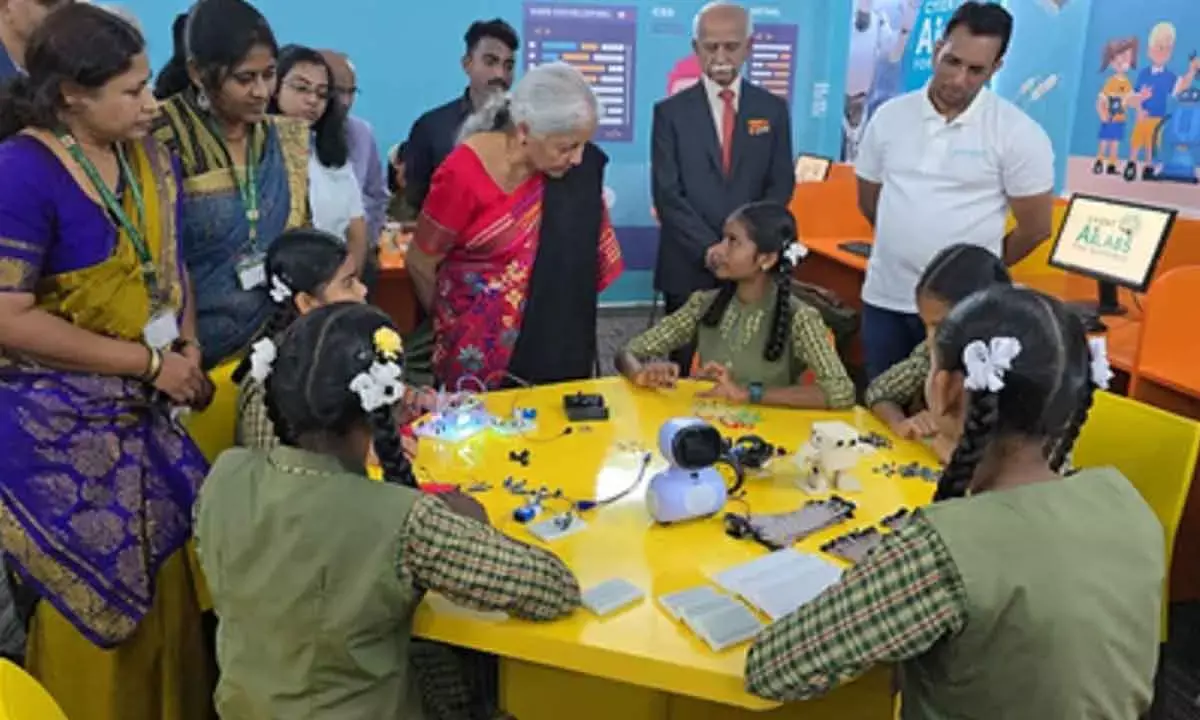 FM launches project to develop AI, STEM & robotics labs in Karnataka schools