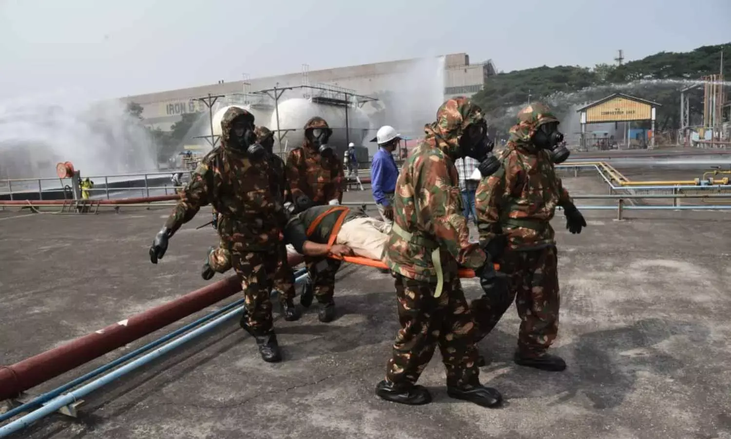 RINL conducts annual LPG leakage emergency mock drill