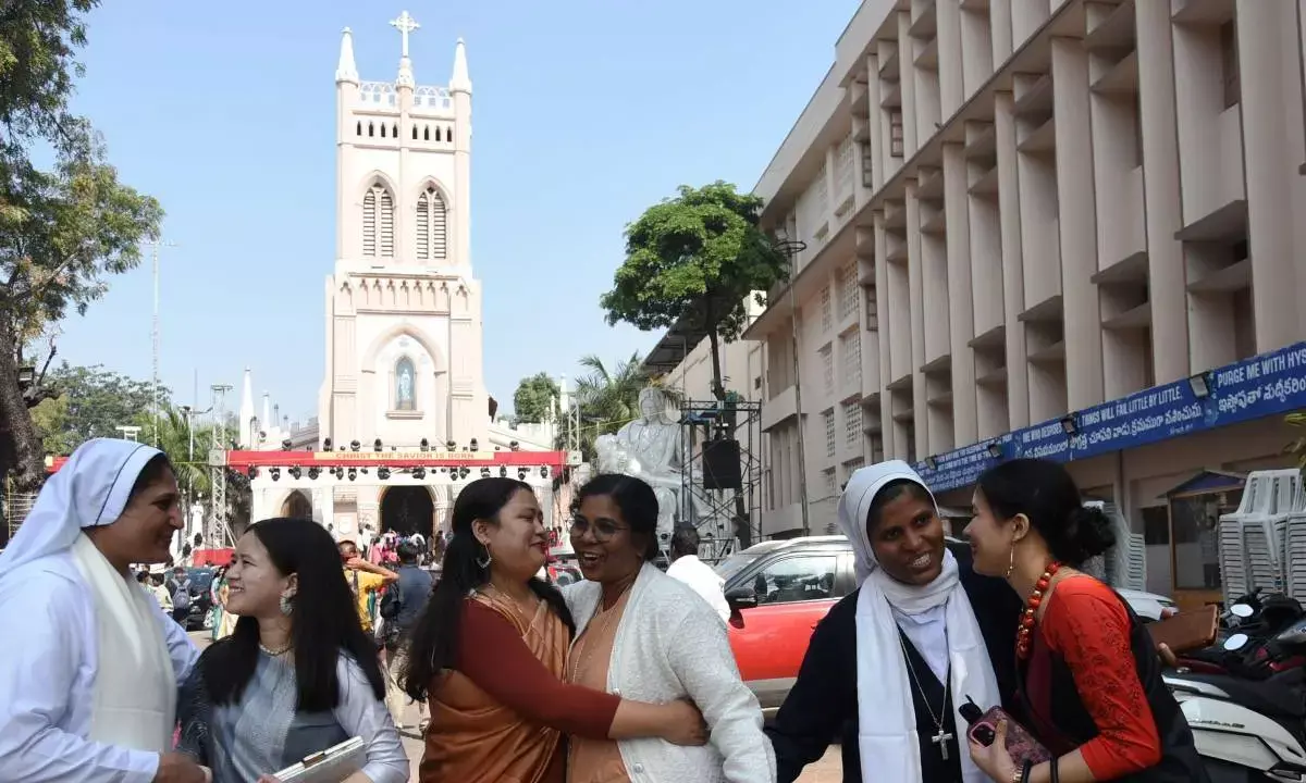Christmas celebrated with grandeur and devotion across Hyderabad