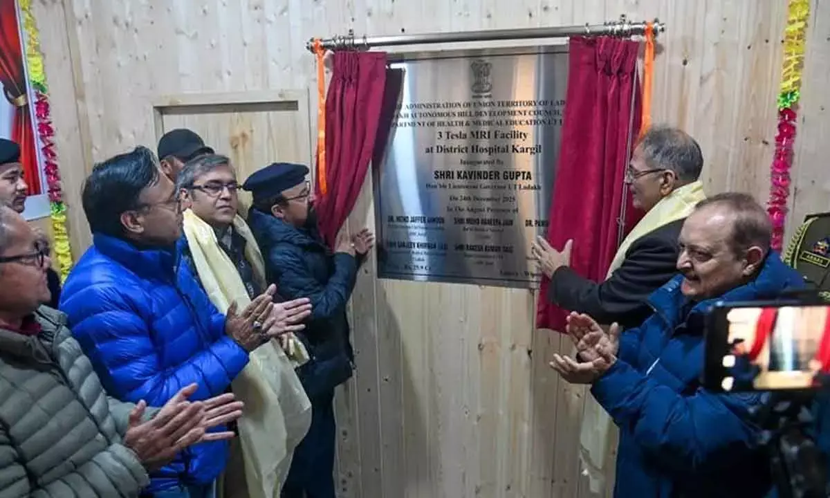Ladakh L-G opens 3-Tesla MRI facility to people of Kargil