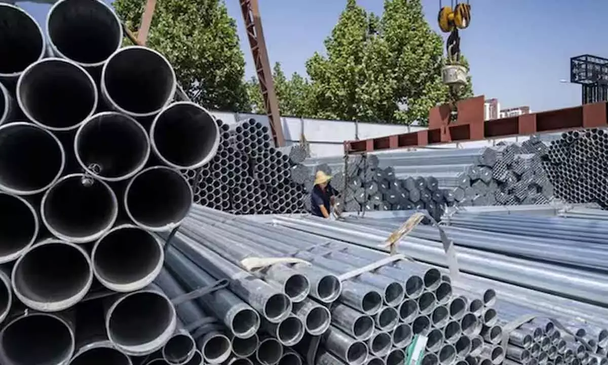 Steel stocks rise up to 5%