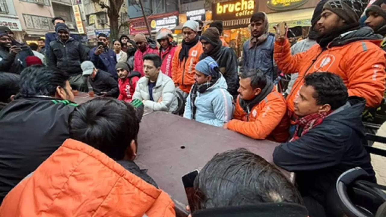 Treat gig workers as human beings: Raghav Chadha Treat gig workers as human beings: Raghav Chadha