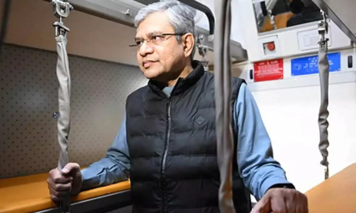 Ashwini Vaishnaw inspects India’s 1st Vande Bharat sleeper train