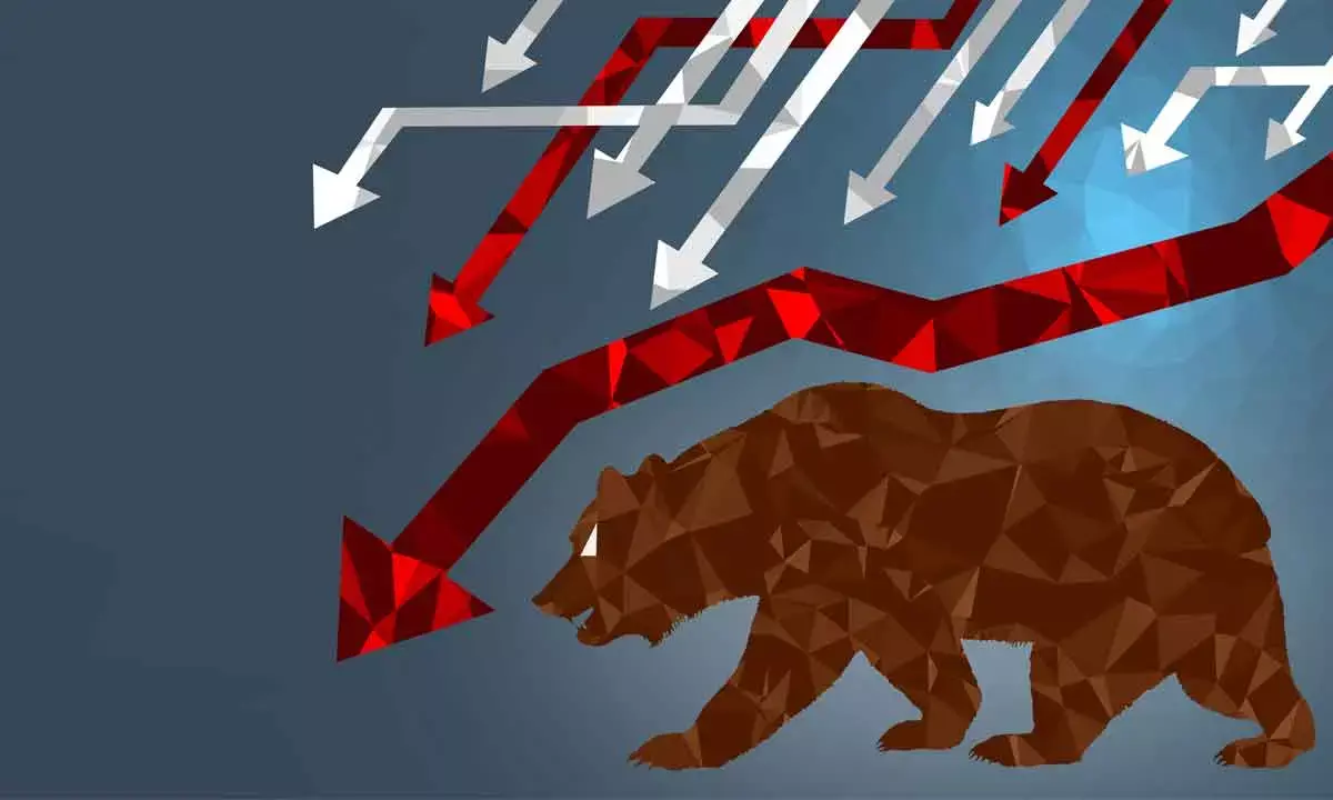 Benchmarks fall for 3rd day as geopolitical jitters drag