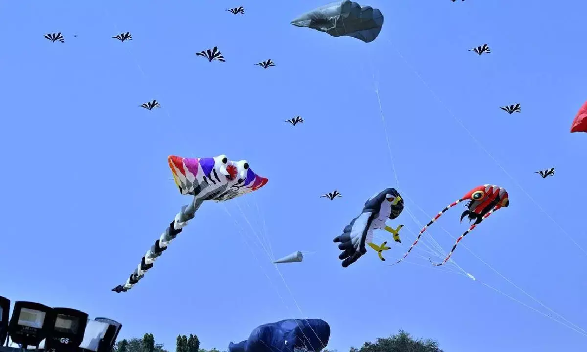 global kite & sweet festival in Secunderabad from Jan 13–15