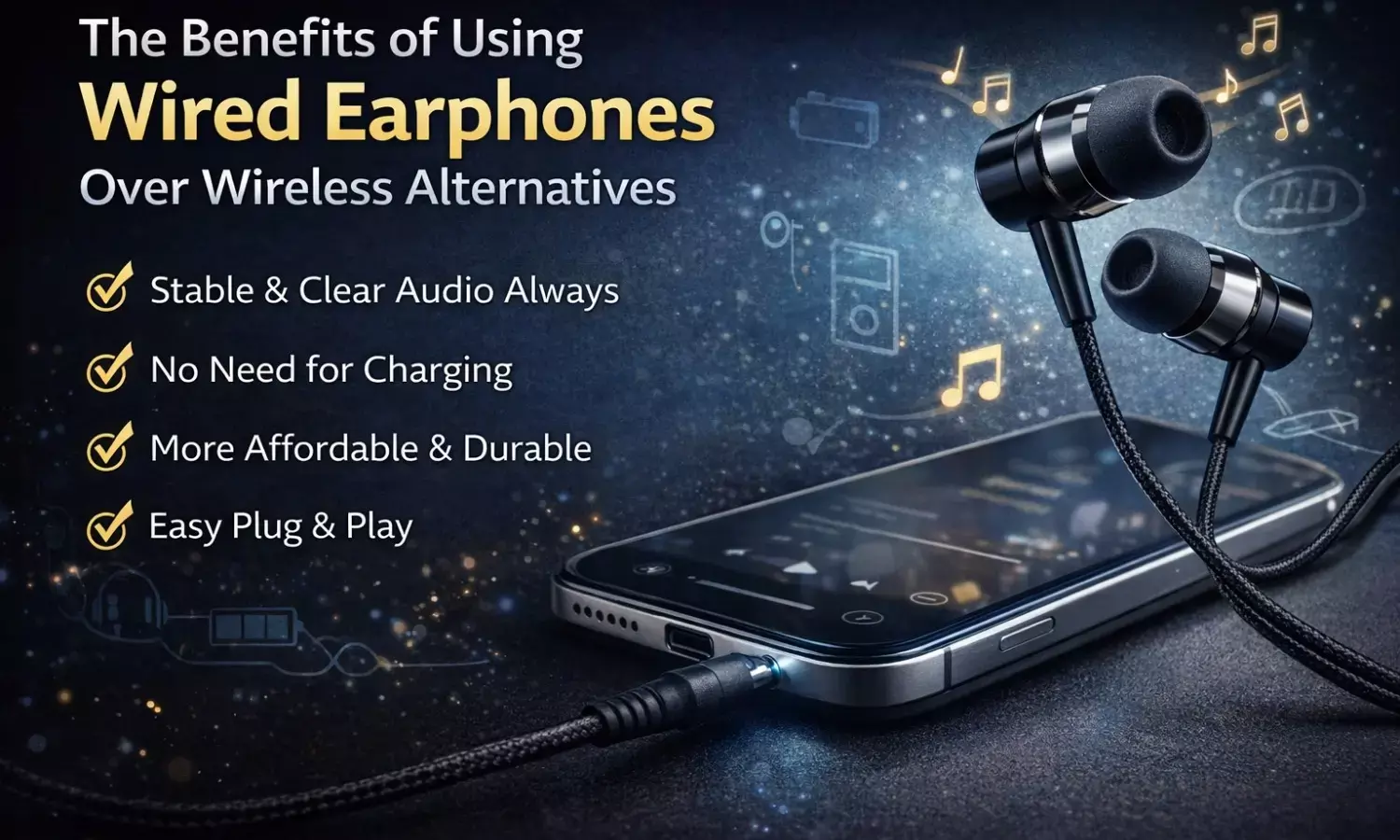 The Benefits of Using Wired Earphones Over Wireless Alternatives