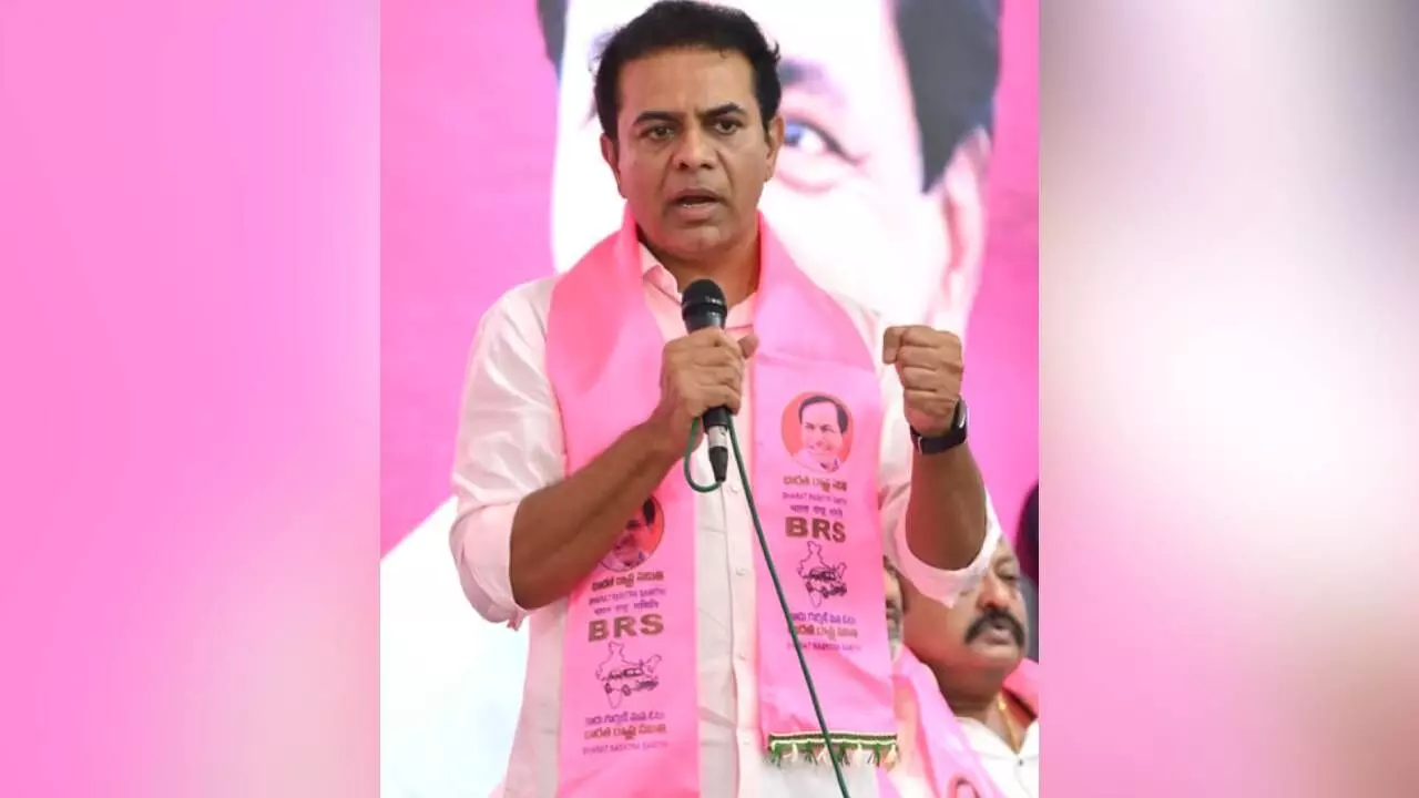 Revanth stalled Palamuru project to satisfy Naidu, alleges KTR Revanth stalled Palamuru project to satisfy Naidu, alleges KTR