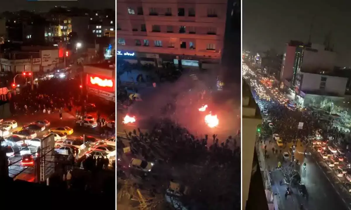 Irans supreme leader says protesters ruining their own streets to please Trump