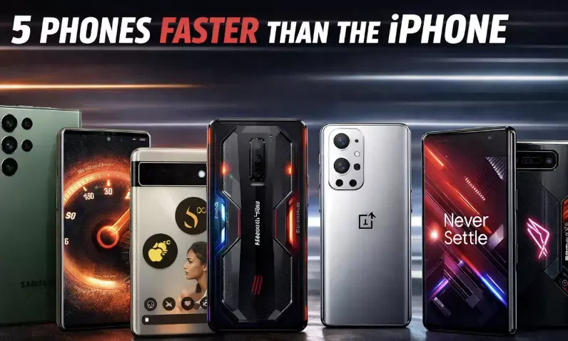 5 smartphones that are actually faster than the iPhone