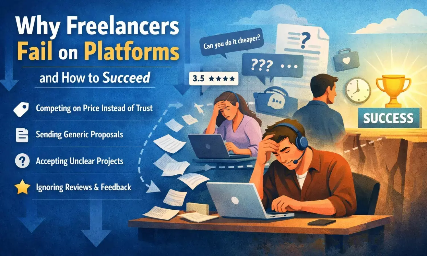 Why Freelancers Fail on Platforms (and How to Fix It)