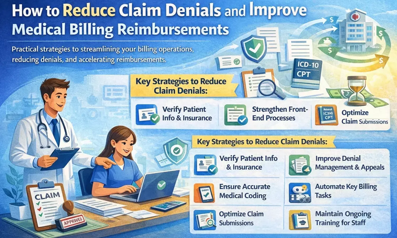 How to Reduce Claim Denials and Speed Up Medical Billing Reimbursements