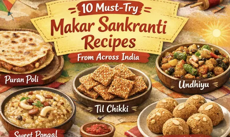 10 must-try Makar Sankranti recipes from across India | How to make special Til Laddu WATCH #Shorts