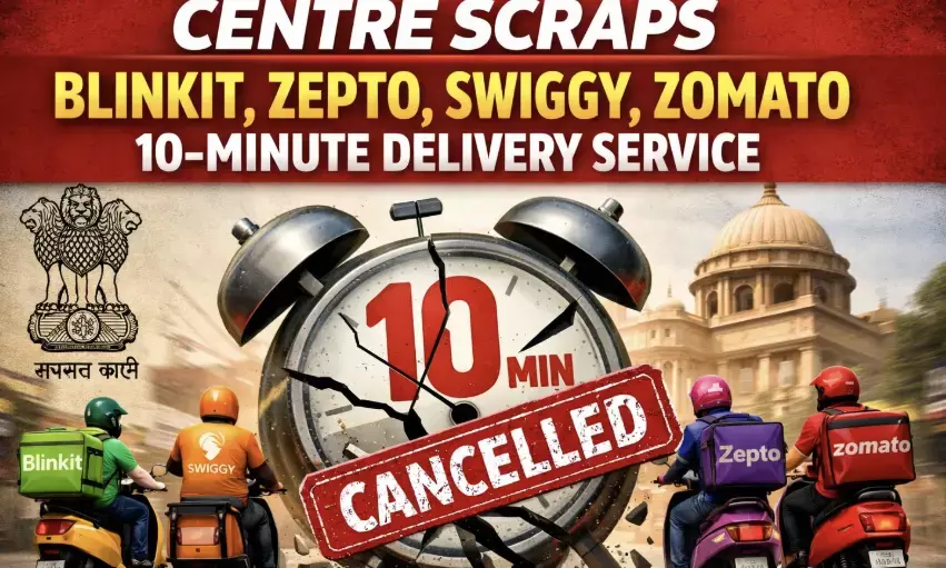 Centre scraps Blinkit, Zepto, Swiggy, Zomato 10-minute delivery service