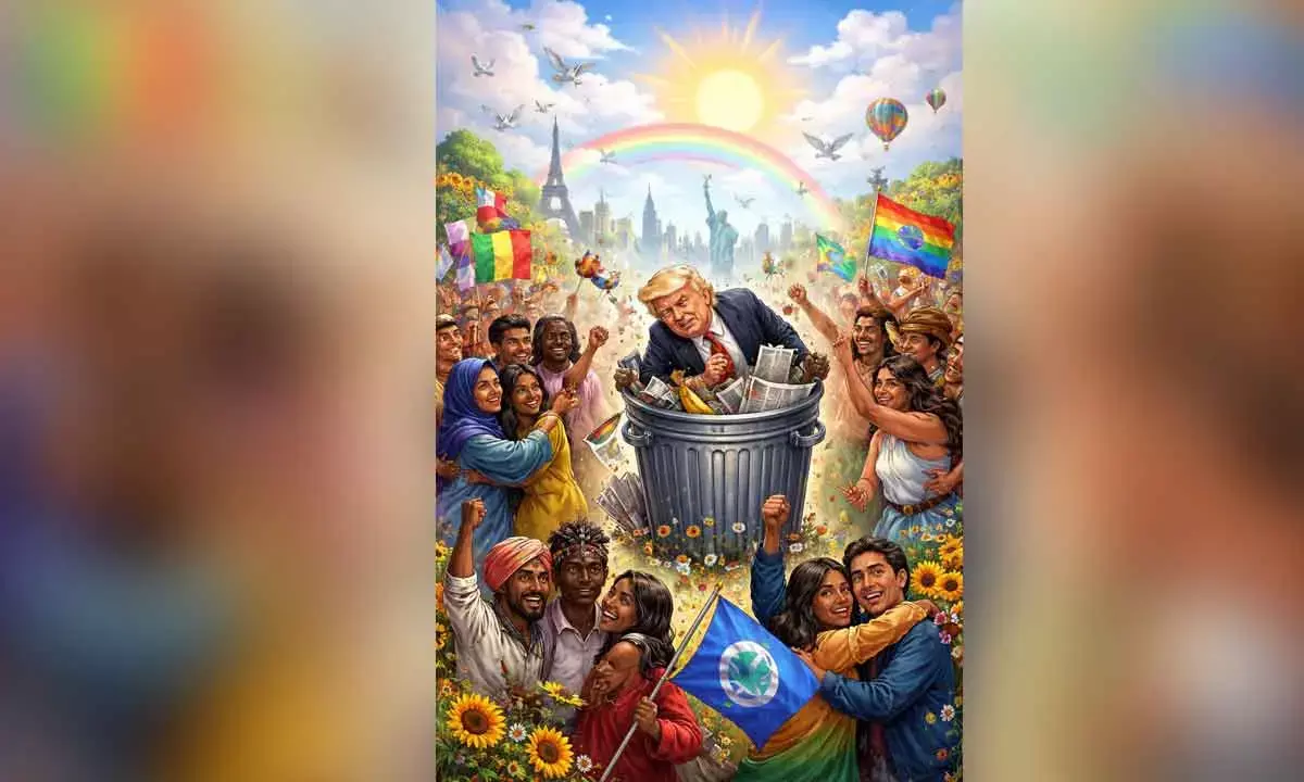 DUMP TRUMP, EMBRACE THE WORLD