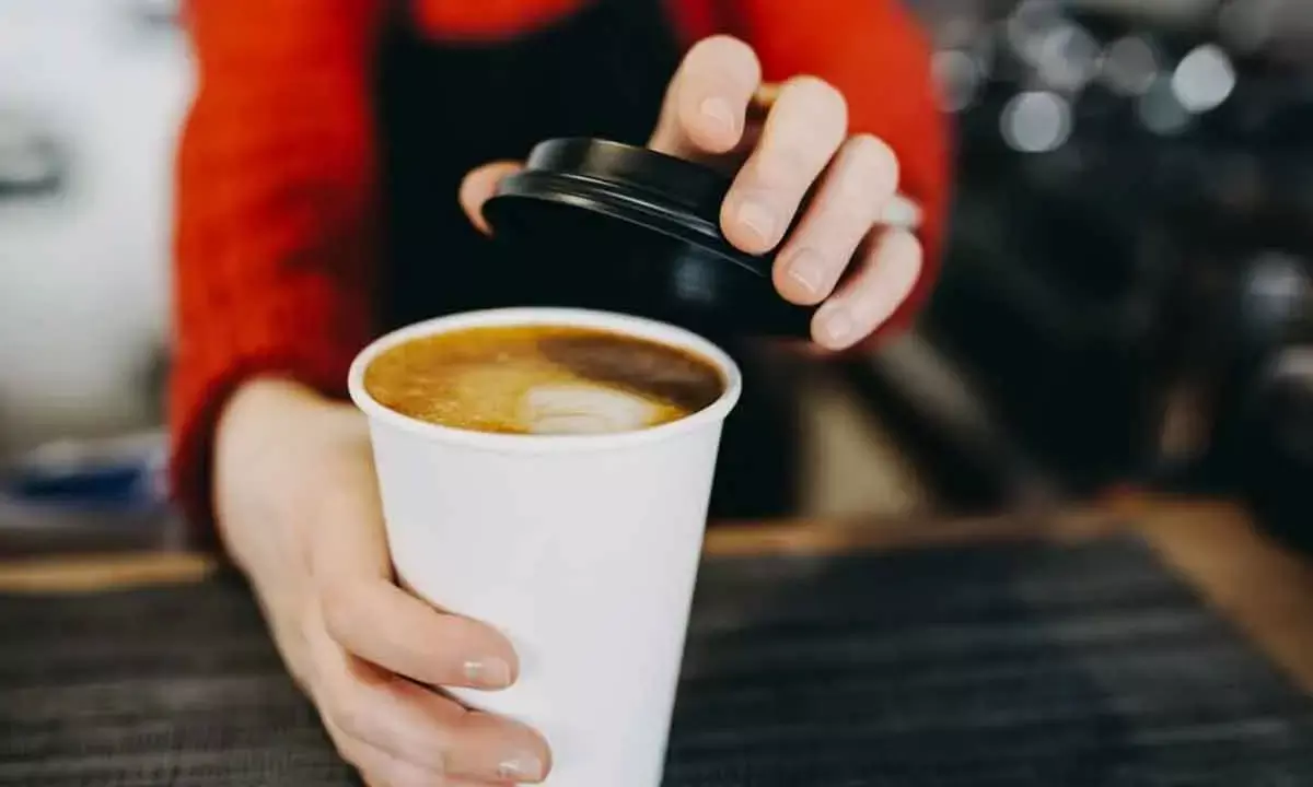 Hot beverage cups release thousands of microplastic particles, says study