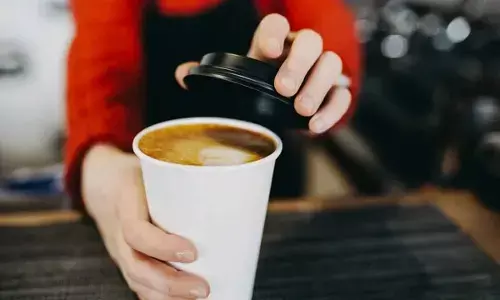 Hot beverage cups release thousands of microplastic particles, says study