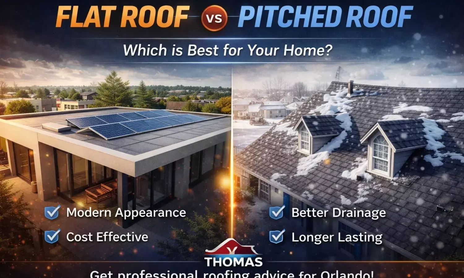 Flat Roof Vs Pitched Roof: Which Is Better For Your Property?