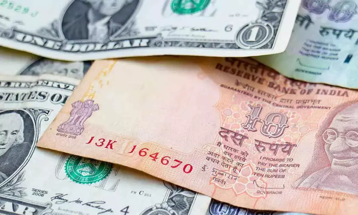 Rupee falls 7ps to record low of 90.97/$