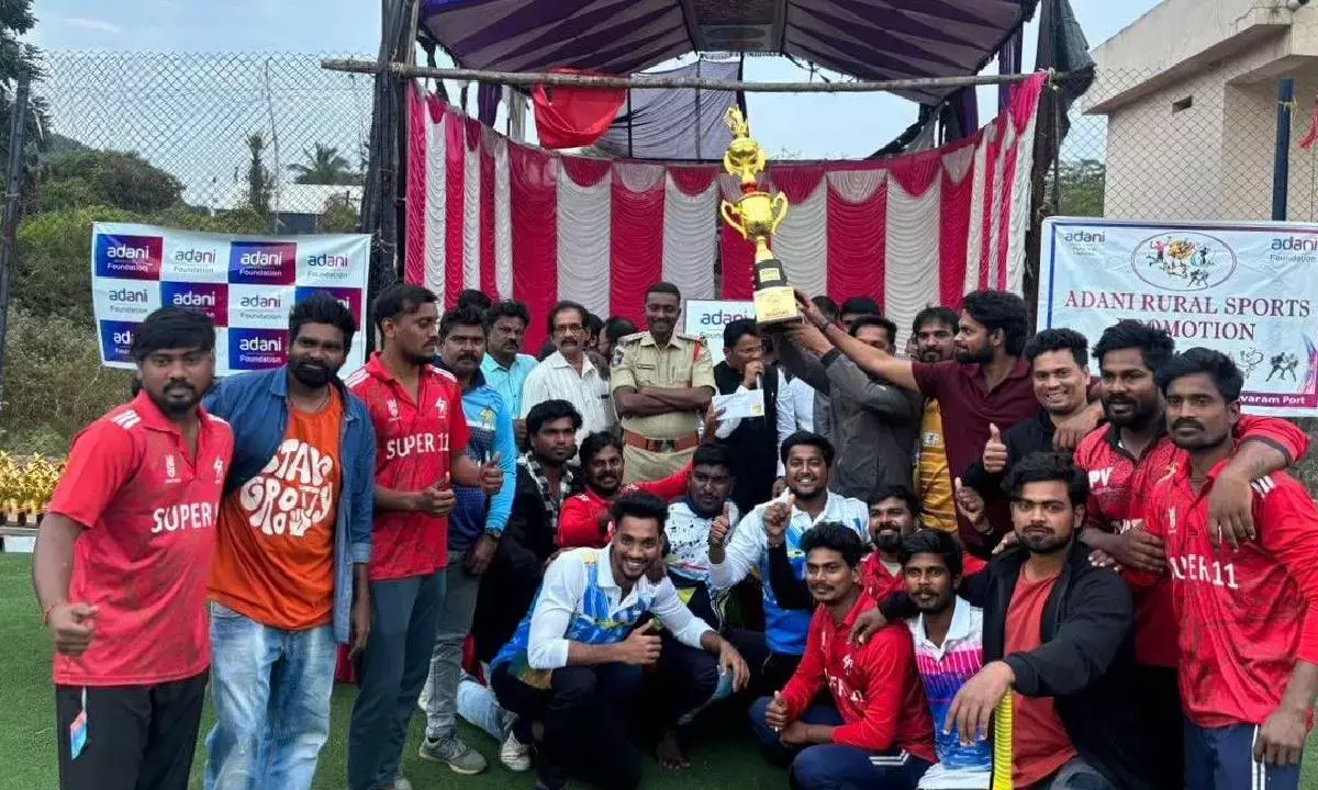 Gangavaram Port holds rural sports meet