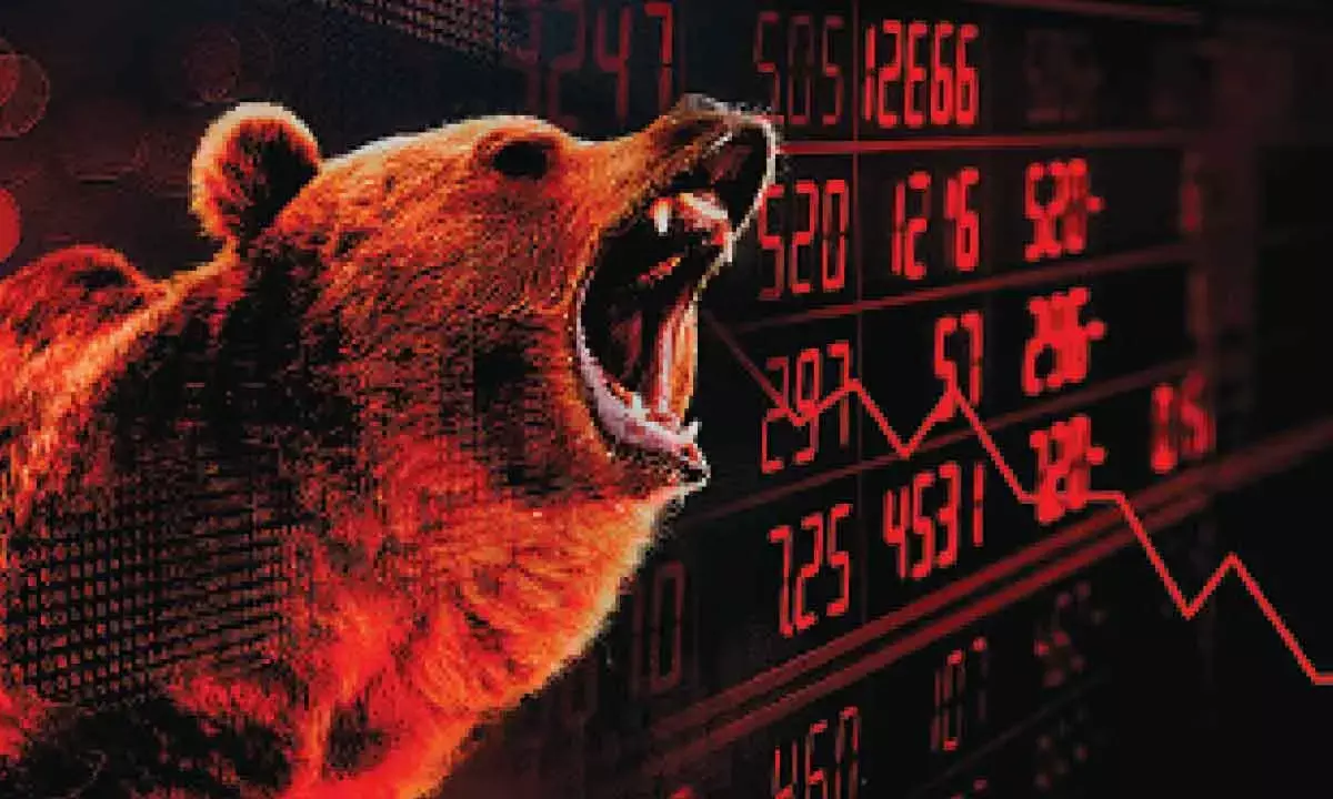 Geopolitical cues weigh down indices lower for 3rd day