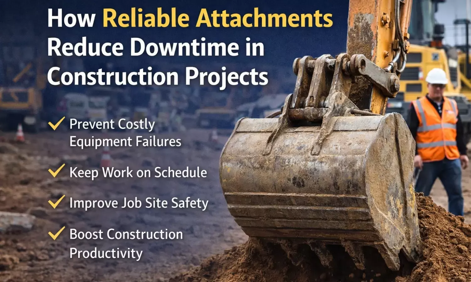 How Dependable Attachments Cut Down On Construction Downtime