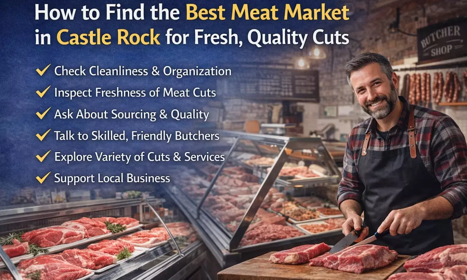 Smart Tips To Choose Castle Rock’s Best Meat Market For Fresh Cuts