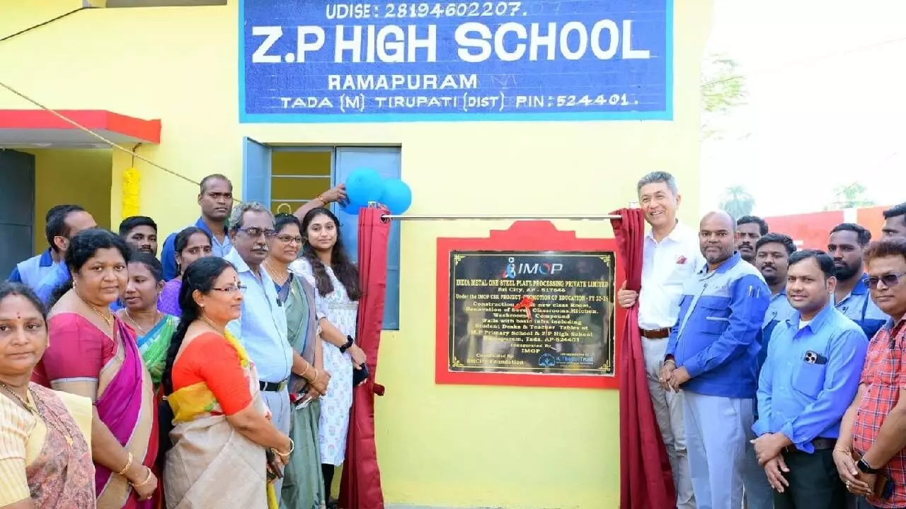 Sri City-based IMOP’s CSR effort gives new lease of life to schools