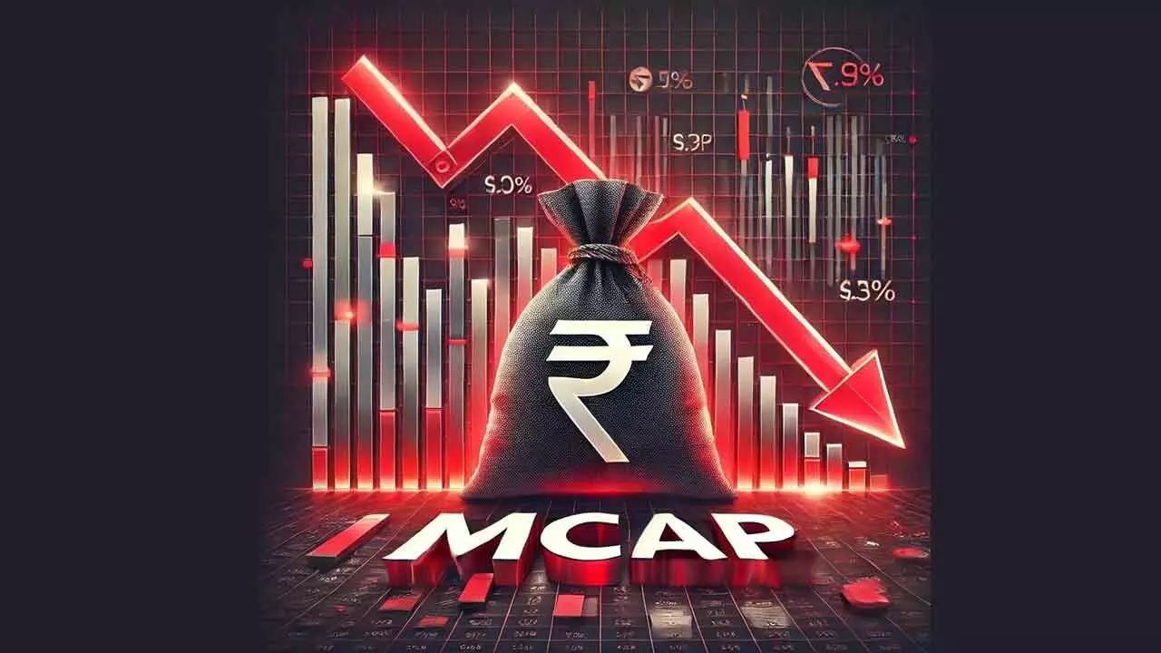 Mcap of top-9 firms plunge by Rs 2.51L cr