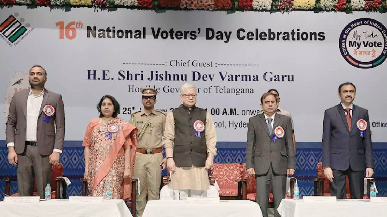 Democracy thrives on responsible voting: TG Guv Varma