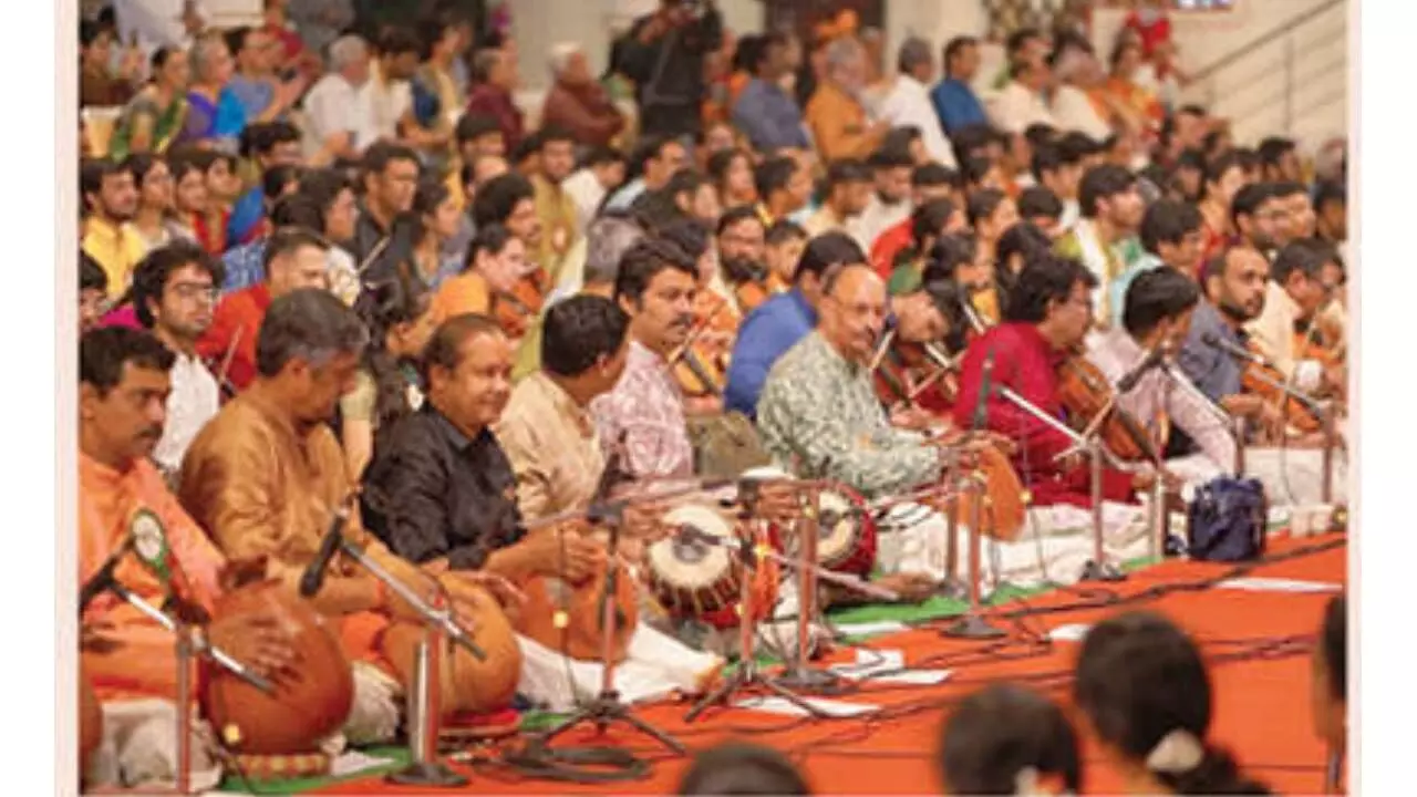 Tyagaraja Aaradhana music fest held