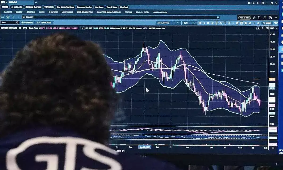 World shares track Wall St gains as gold edges lower