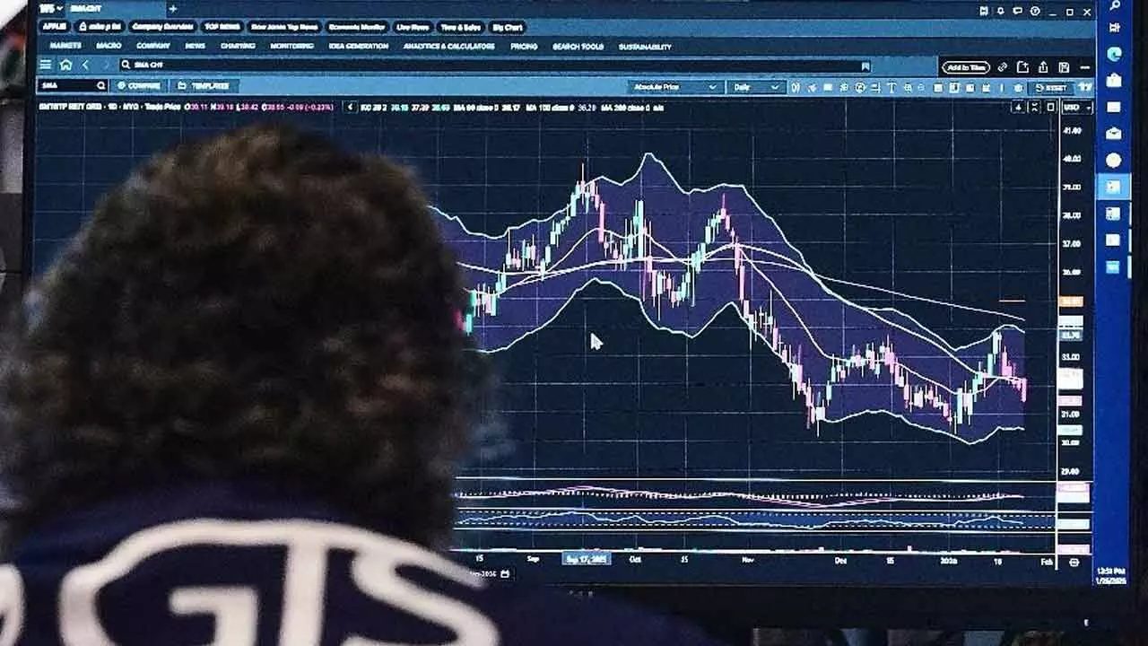 World shares track Wall St gains as gold edges lower