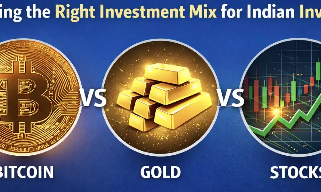 Bitcoin vs Gold vs Stocks: Choosing the right investment mix for Indian investors
