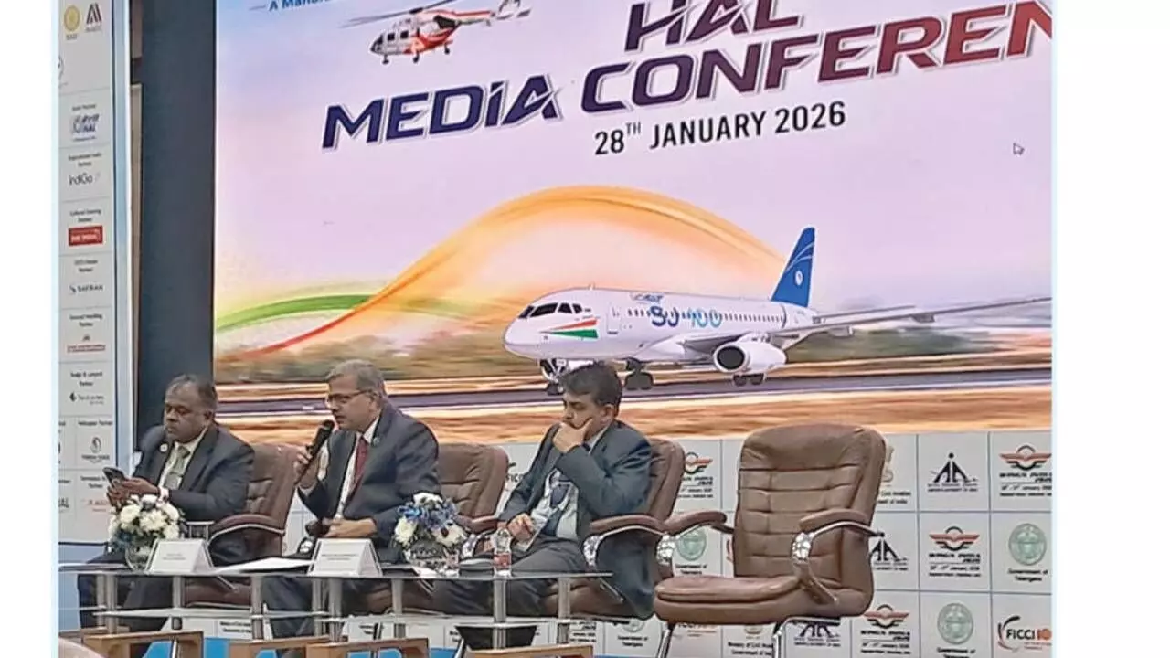 HAL showcases civil aviation portfolio at Wings India; SJ-100 debuts